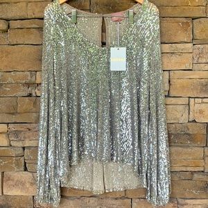 Show Me Your MuMu Charlene Sequin Top